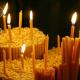 Чтение молитвы при освещенных сретенских свечах