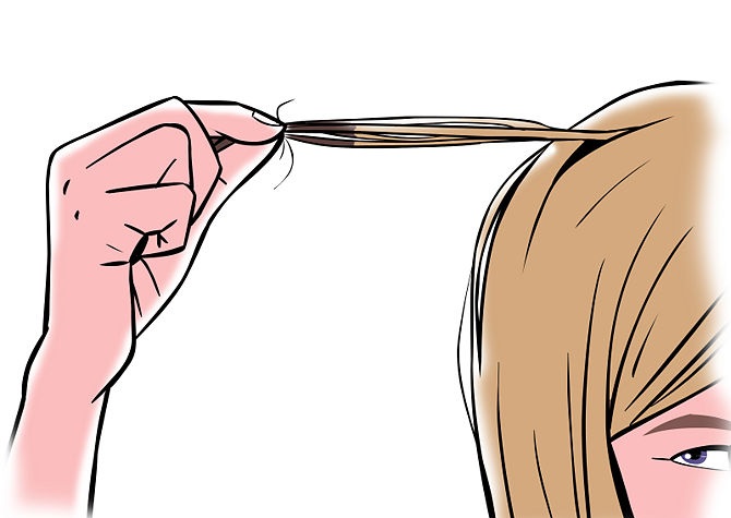Диагностика волос перед окрашиванием волос